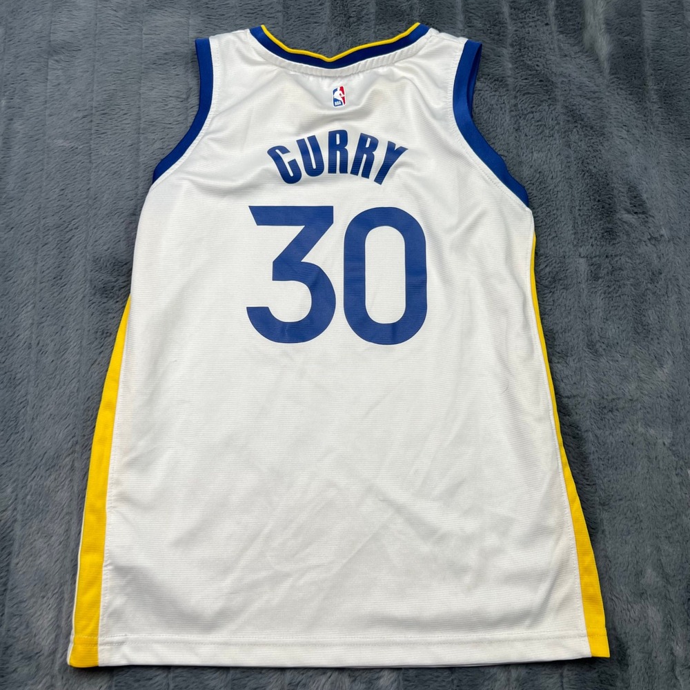 NBA Fanatics Golden State Warriors Stephen Curry 30 Jersey Kids Youth Medium